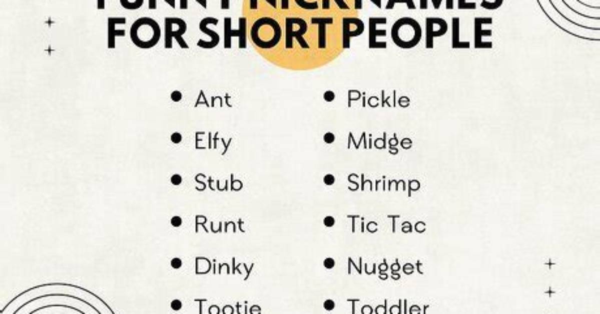 Nicknames for Short People - How to Discuss