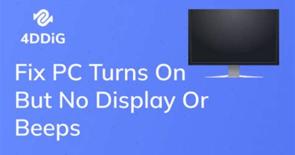 No Post Screen, No Beeps and No Display
