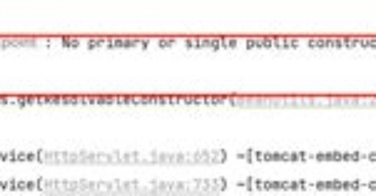 No Primary or Default Constructor Found for Interface Java. Util. List Rest Api Spring Boot