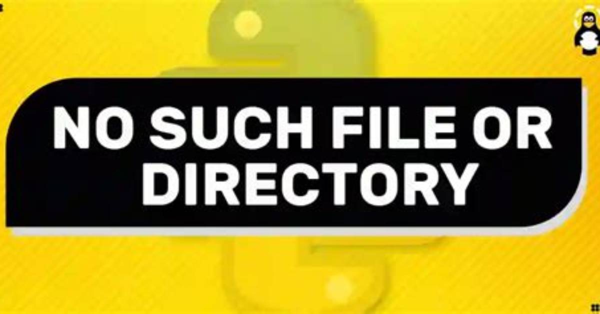 "No Such File or Directory" While in Link Path