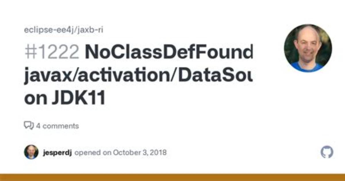 Noclassdeffounderror: Javax/Activation/Datasource