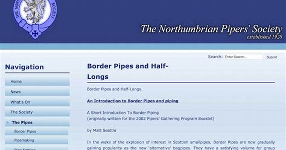 Northumbrian Pipes | Co-Curate