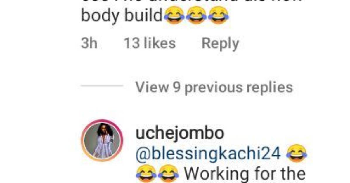 Not Everyone Will Understand the Process- Actress Uche Jombo Replies Troll Who Body-Shamed Her