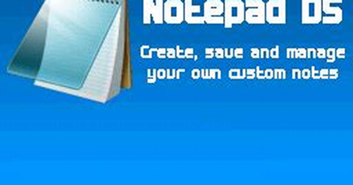 Notepad Ds - Gamebrew