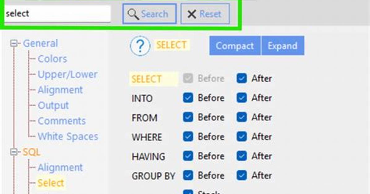 Notepadd++ Plugin Sqlinform for Sql Formatting Bright Orange Color Background