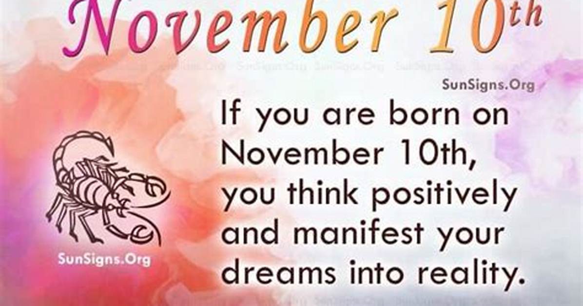 November 10 Famous Birthdays - Sunsigns. Org