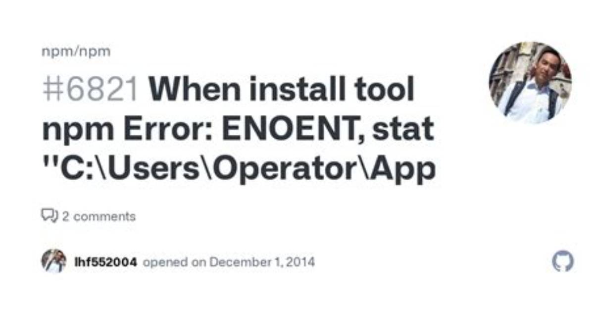 Npm Install Errors with Error: Enoent, Chmod