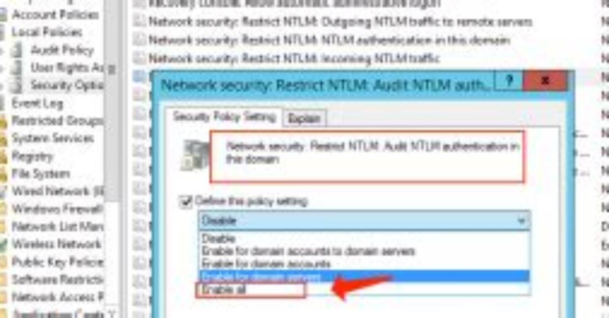 Ntlm Authentication: How to Deactivate in Windows 10