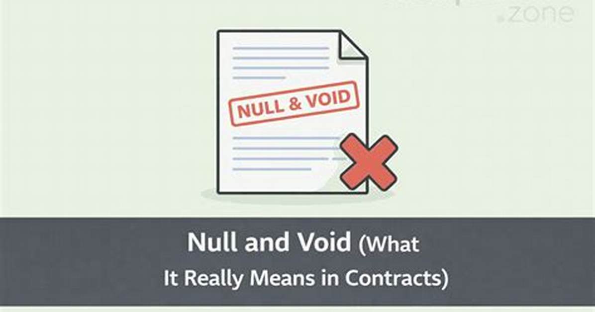 Null and Void - How to Discuss