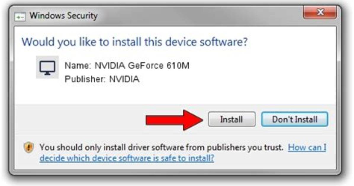 Nvidia Geforce 610M Driver Download and Installation