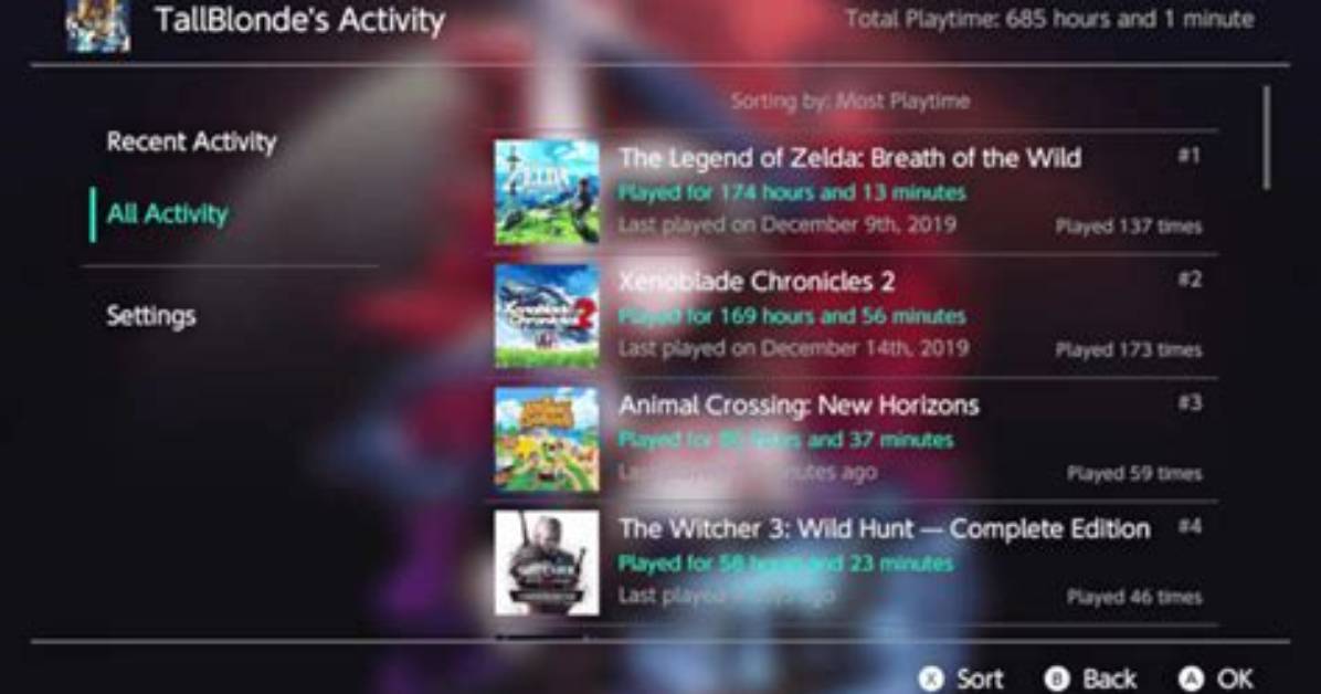 Nx Activity Log Switch - Gamebrew