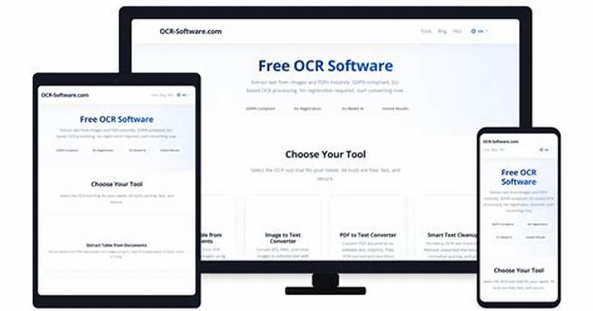 Ocr-Software Sought