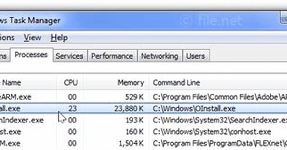 Oinstall. Exe Windows Process – What Is It?