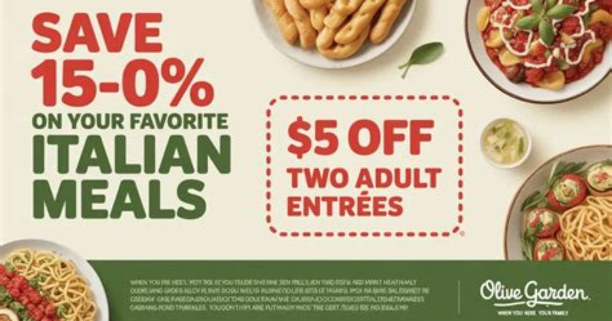 Olive Garden Coupon, Does Olive Garden Do Discounts?