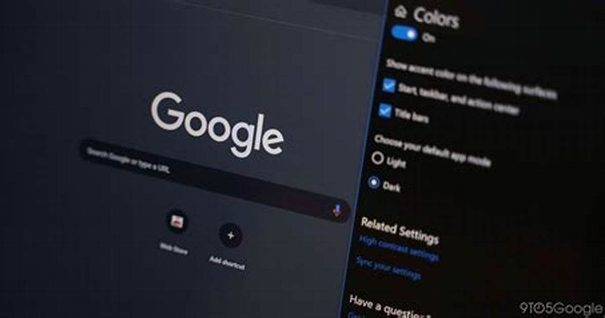 On Dark Mode in Google?