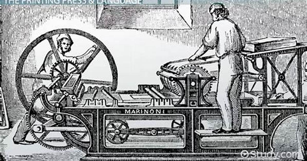 On Printing Press Definition?