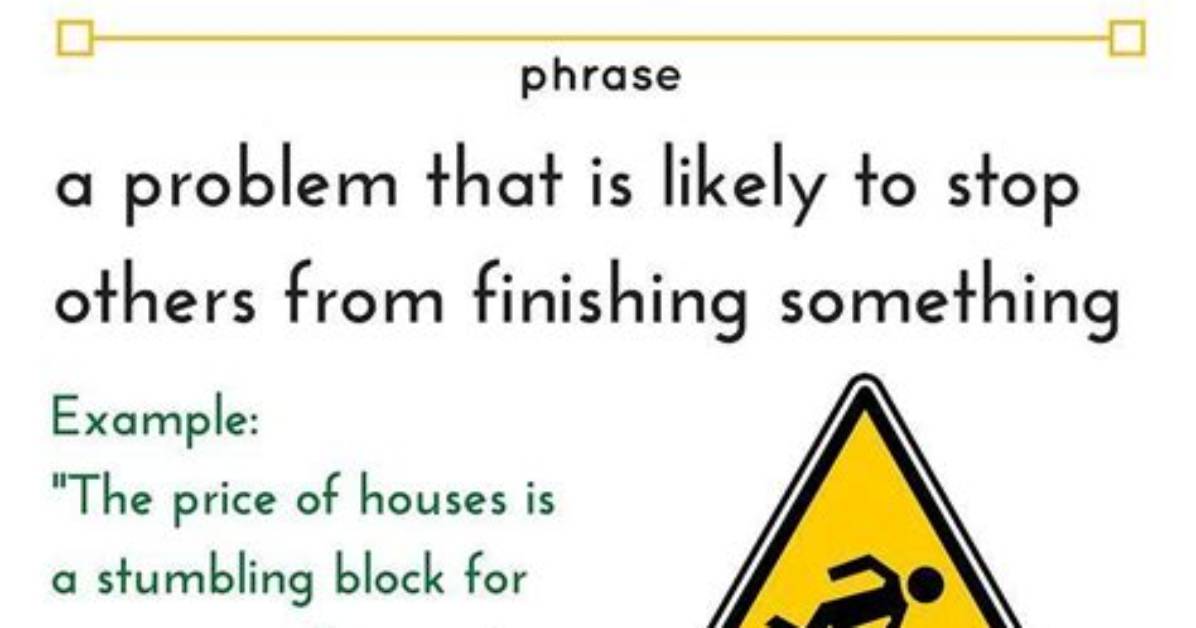 On Stumbling Block Meaning?