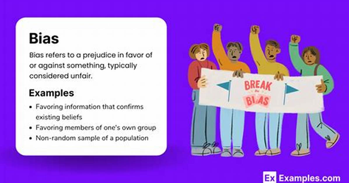 On the Bias Examples?