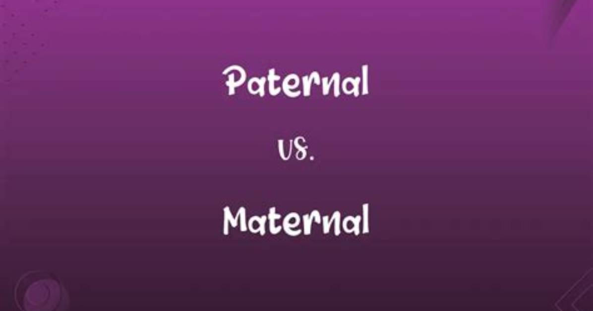 On the Paternal Side?