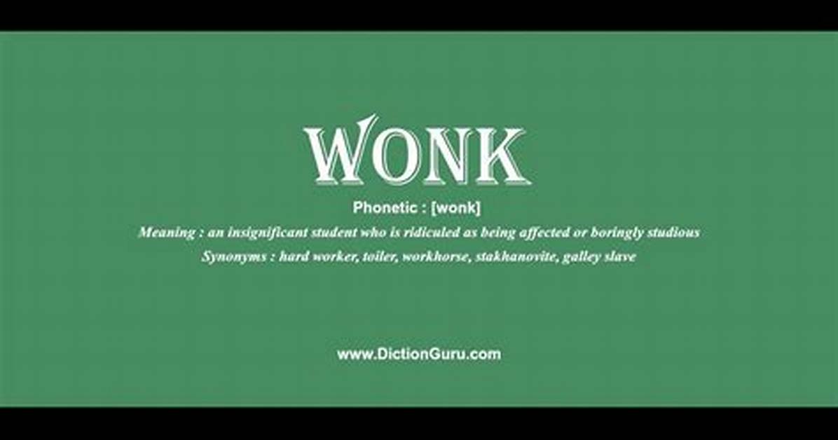On the Wonk Meaning?