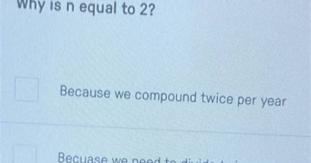 On Twice per Year?