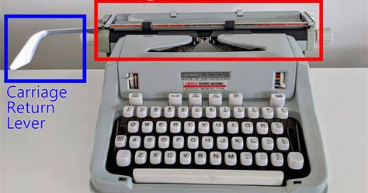 On Typewriter Carriage Return?