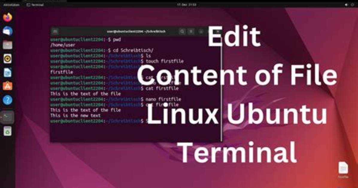 Opening a File from Terminal