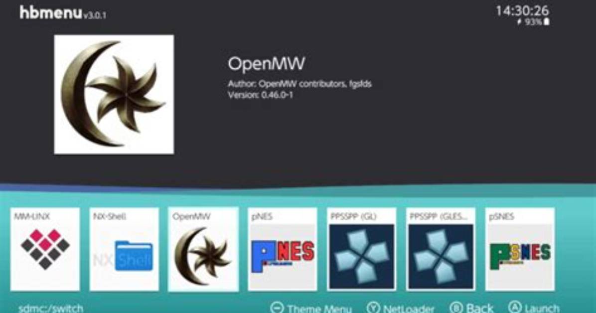 Openmw Switch - Gamebrew