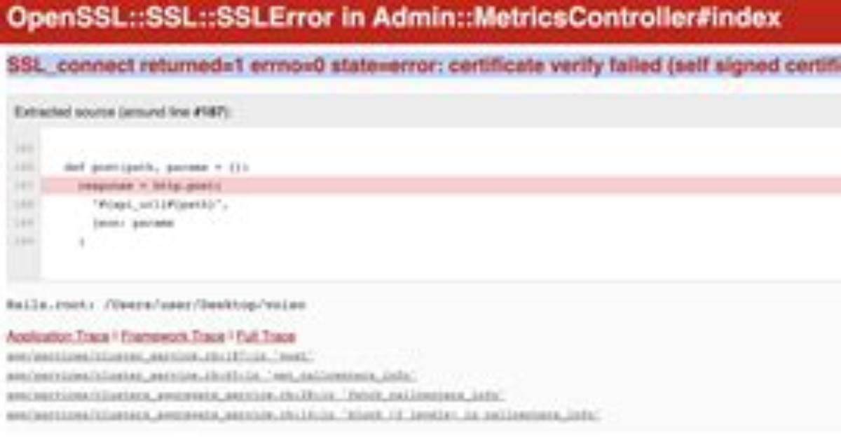 Openssl: Error "Self Signed Certificate in Certificate Chain"