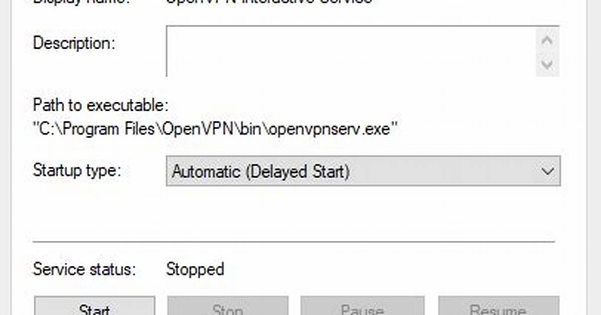 Openvpnserviceinteractive Is Not Started. Tasks Requiring Administrative Access May Not Work