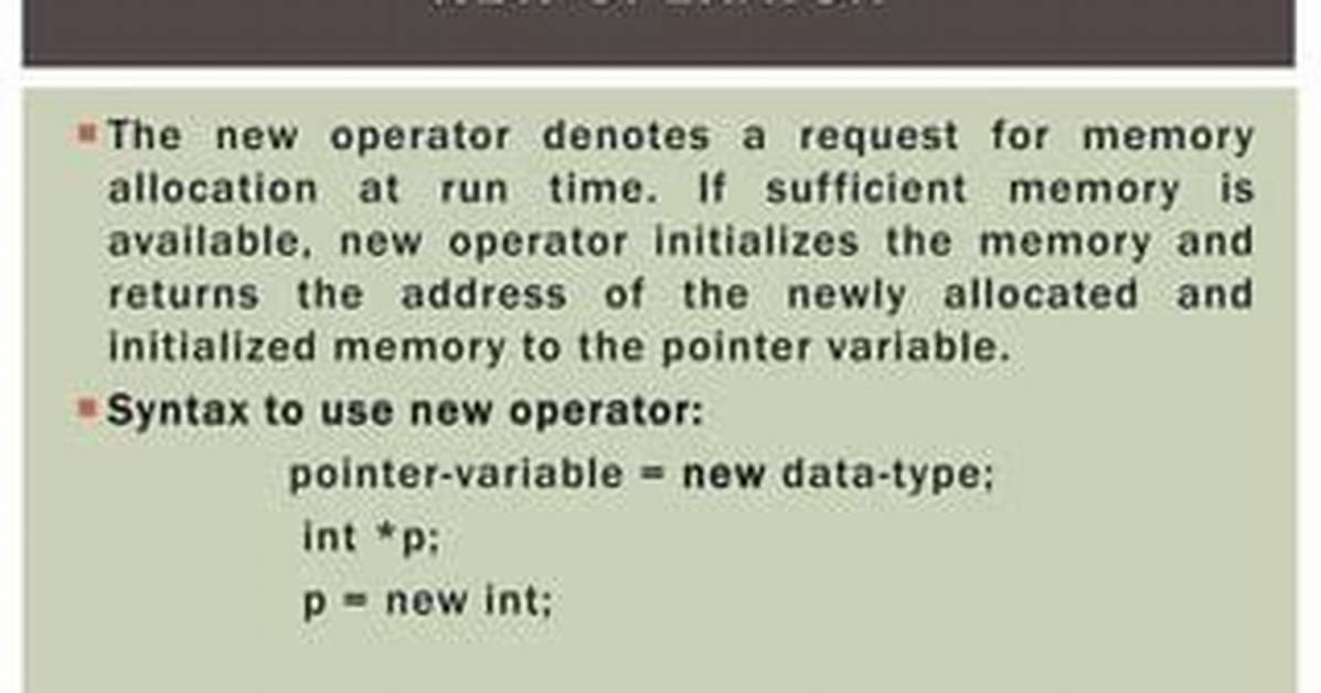 Operator New Initializes Memory to Zero