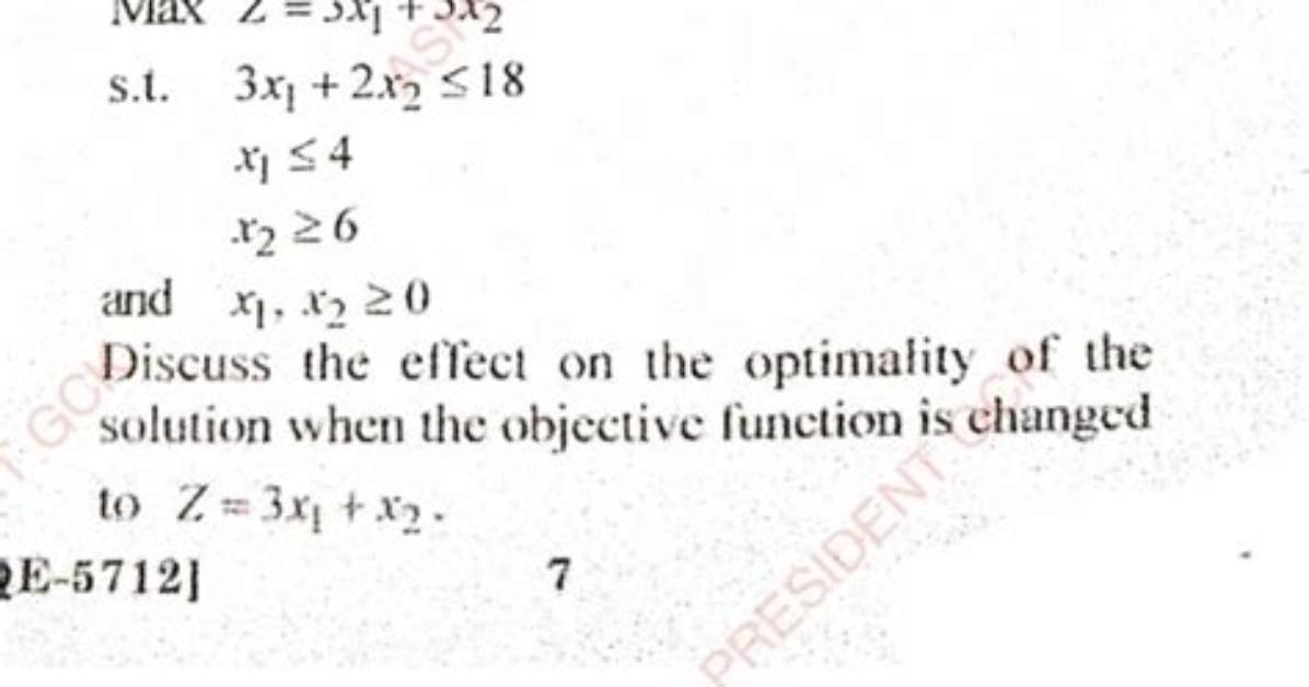Optimal Solution - How to Discuss