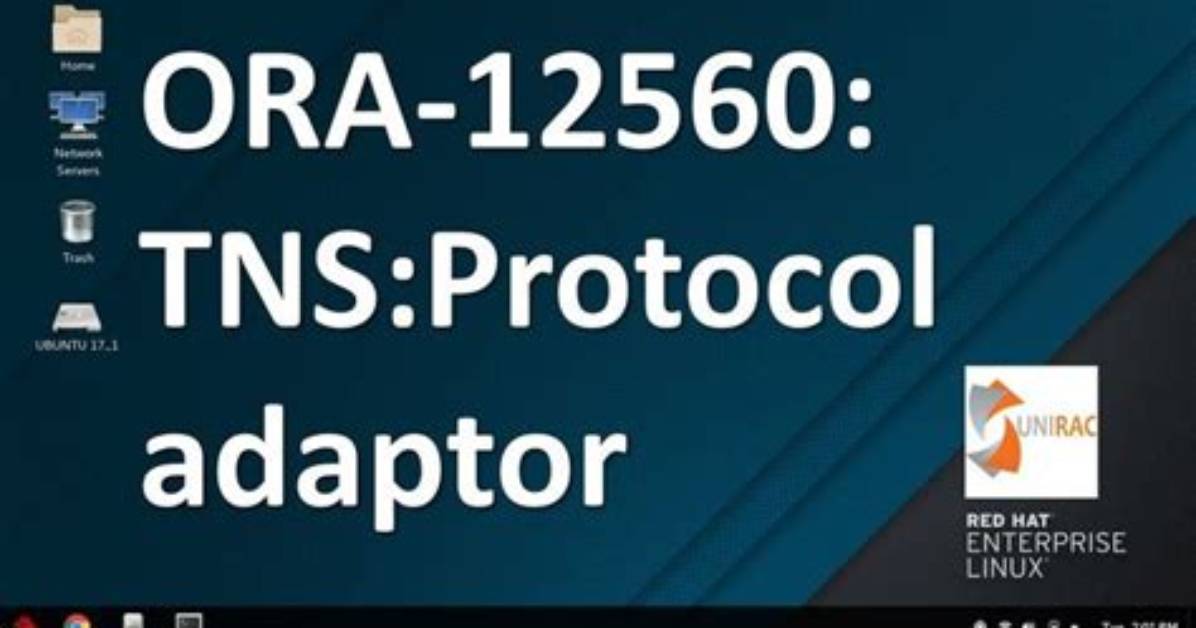 Ora-12560: Tns: Protocol Adaptor Error