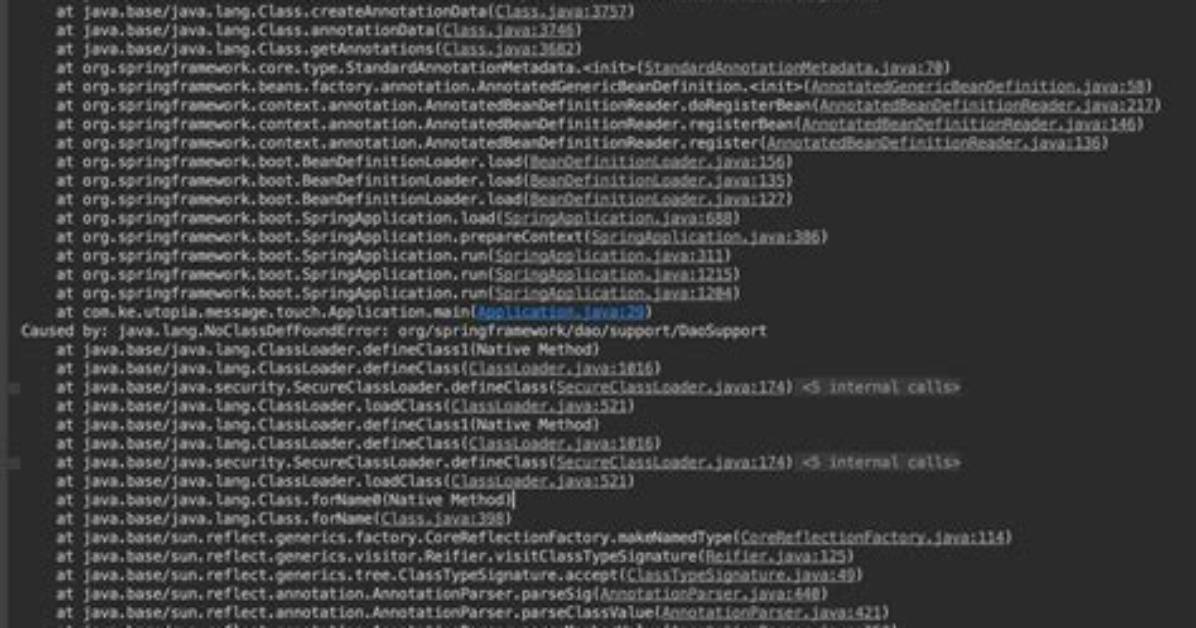 Org. Springframework. Dao. Dataaccessresourcefailureexception