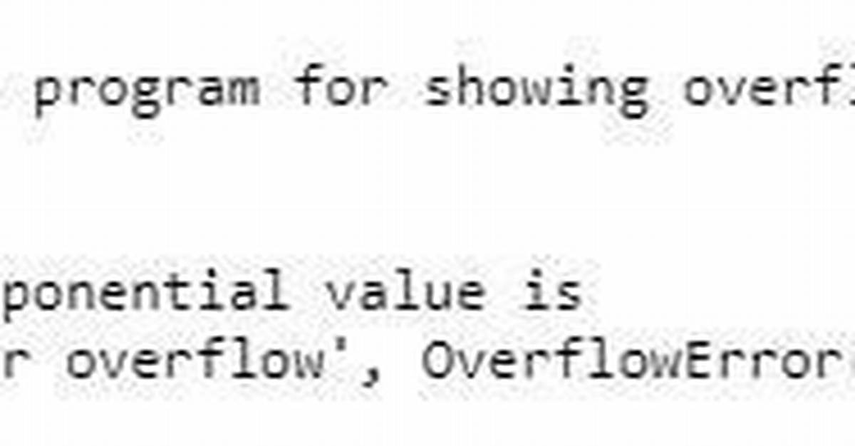 Overflow Error in Python's Numpy. Exp Function