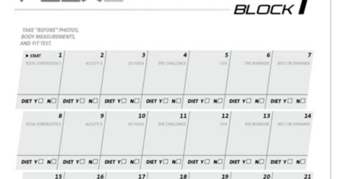 P90X 3 Days a Week