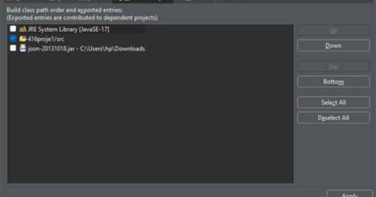 Package Org. Json Does Not Exist When Importing Org. Json. Jsonobject