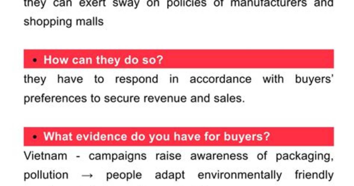 Packaging - How to Discuss