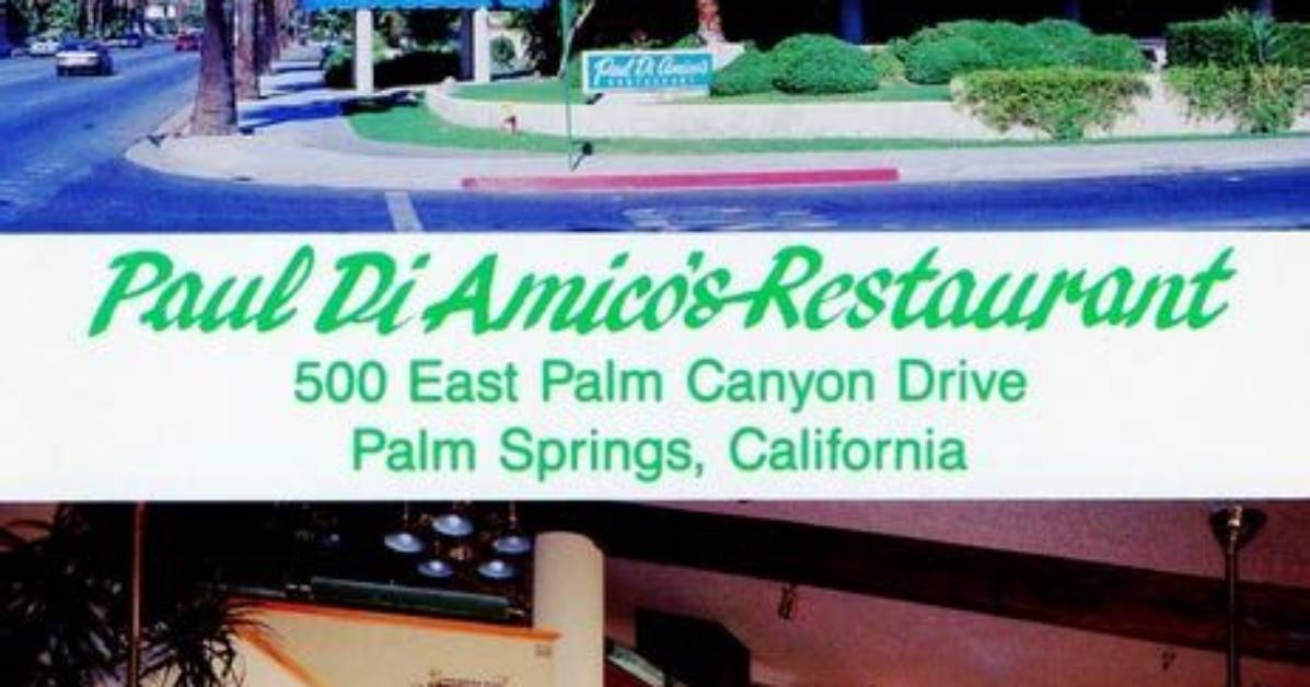 Palm Springs Restaurateur Was 80