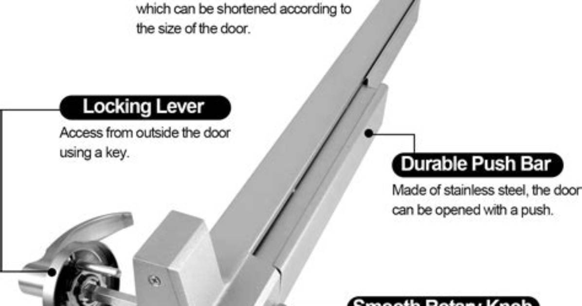 Panic Bar Door Lock Mechanism
