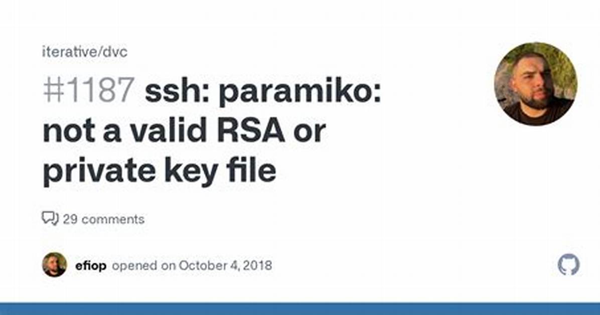 Paramiko: "Not a Valid Rsa Private Key File"