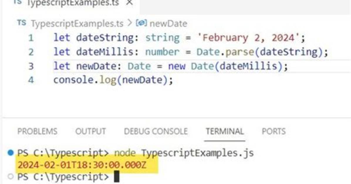 Parse String to Date with Moment. Js