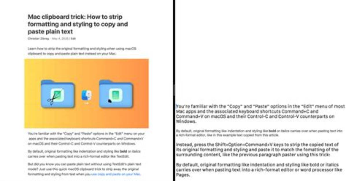 Paste Without Formatting Won't Work Safari