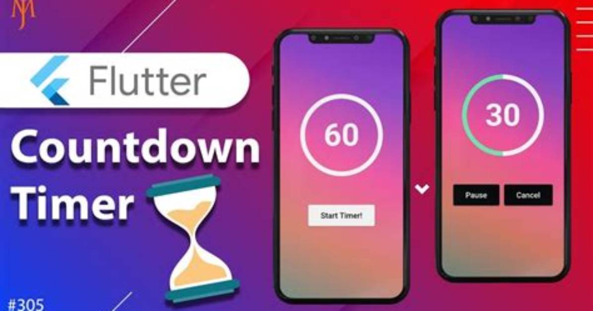 Pause Flutter Countdown Timer