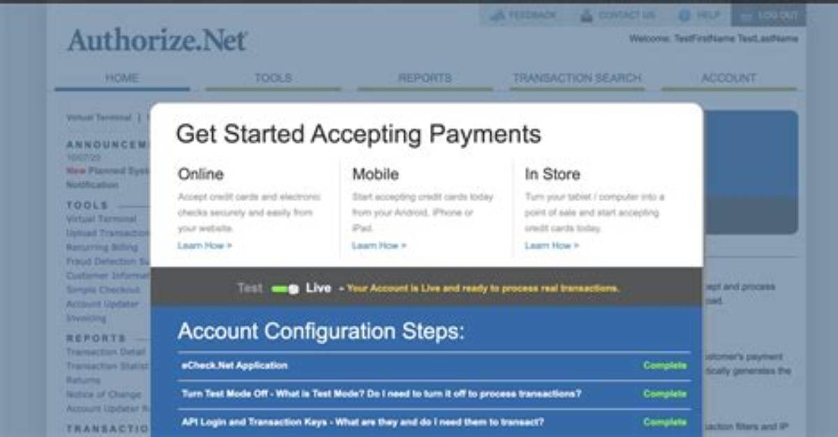 Payment with Authorize. Net Gives Error User Authentication Failed Due to Invalid Authentication Values