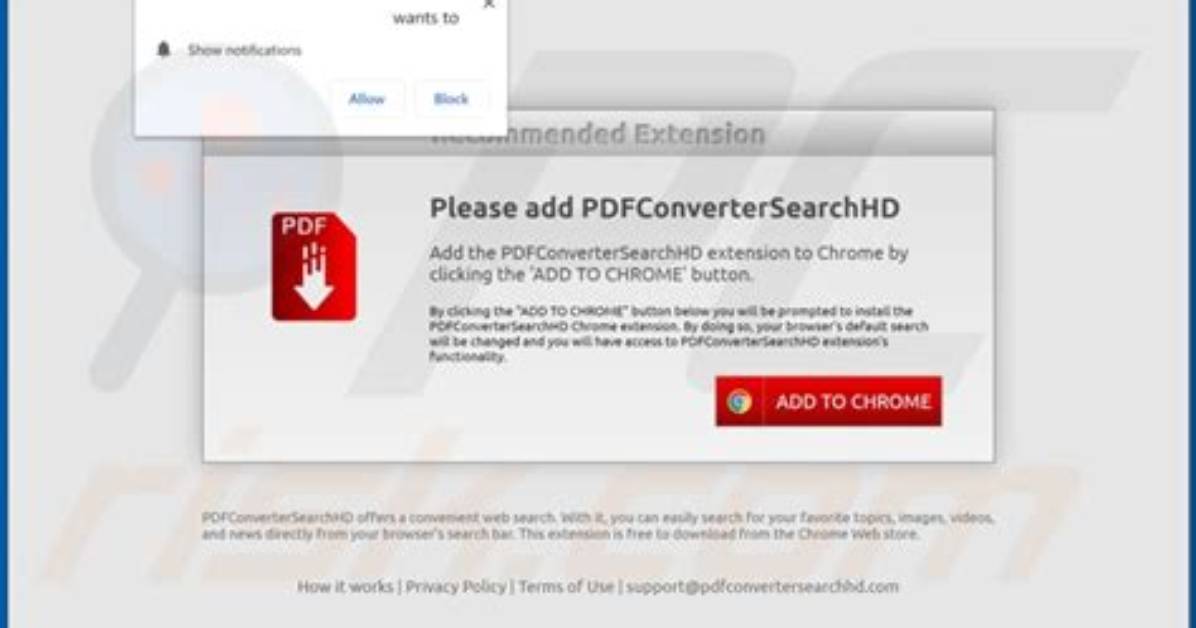 Pdfconvertersearchhd Browser Hijacker Removal Instructions