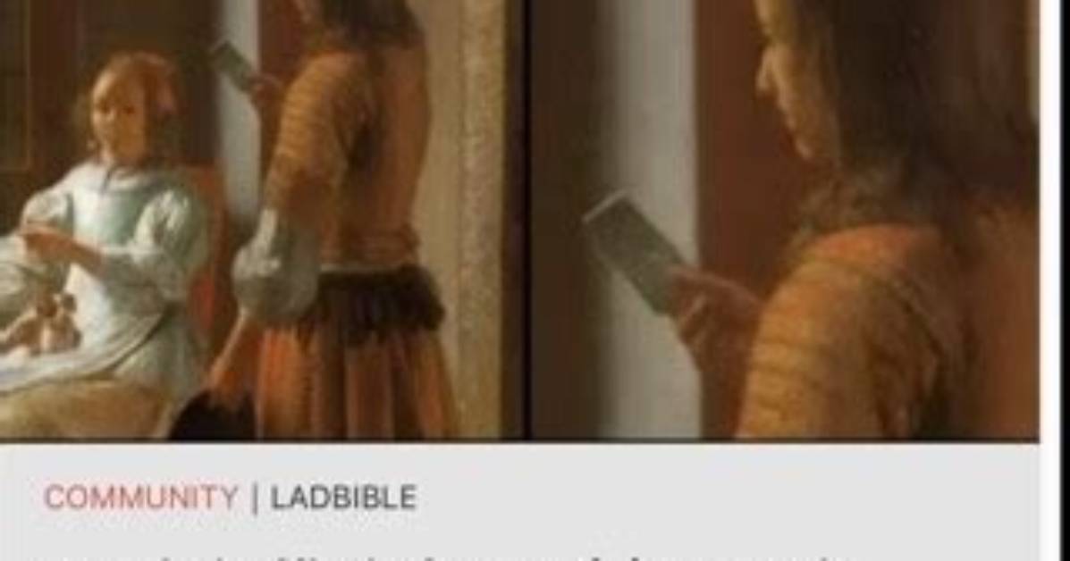 People Baffled After Noticing 'Apple Phone' in 350-Year-Old Painting
