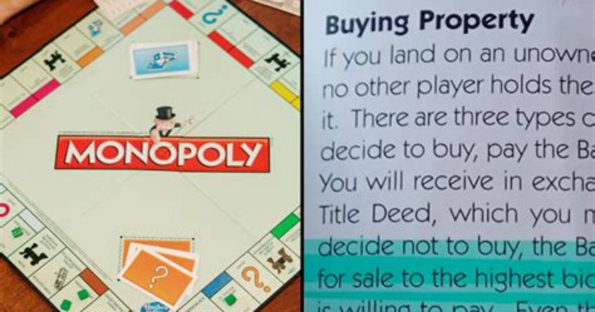 People Divided by Unknown Monopoly Rule for Buying Property That Will Cause ‘Chaos’