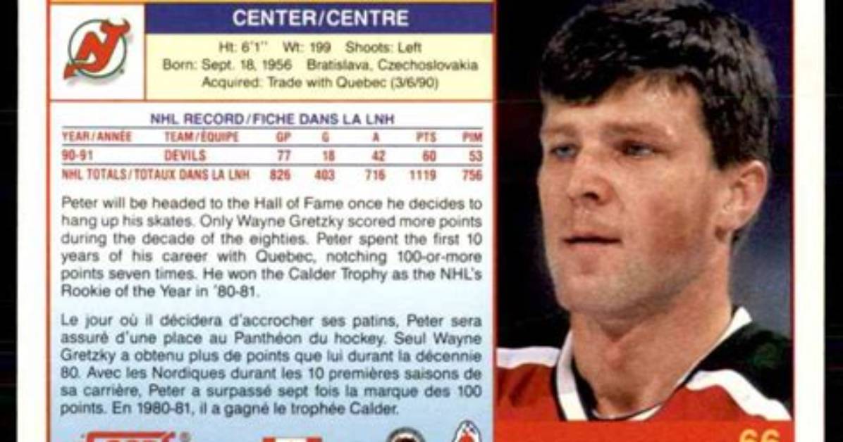 Peter Stastny Net Worth