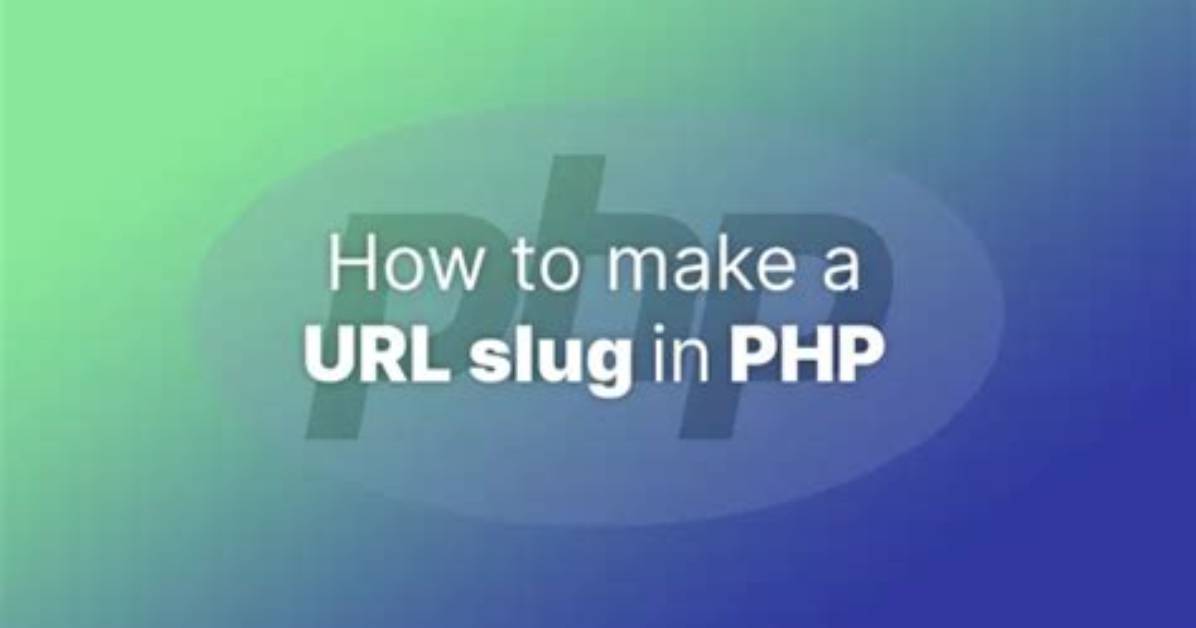 Php Function to Make Slug (Url String)